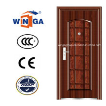 Популярные наружные Buidling Exterior Secuirty Metal Steel Door (WS-100)